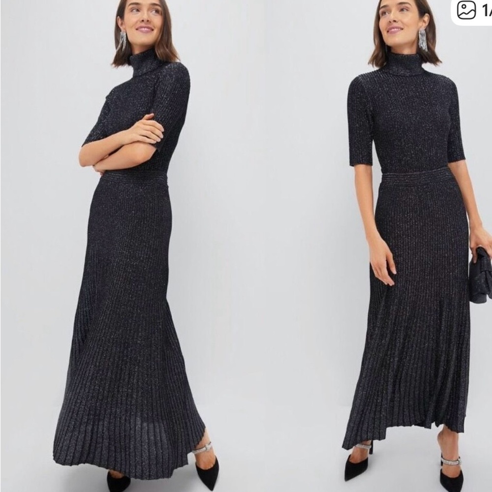 Black Metallic Skirt Tuckernuck